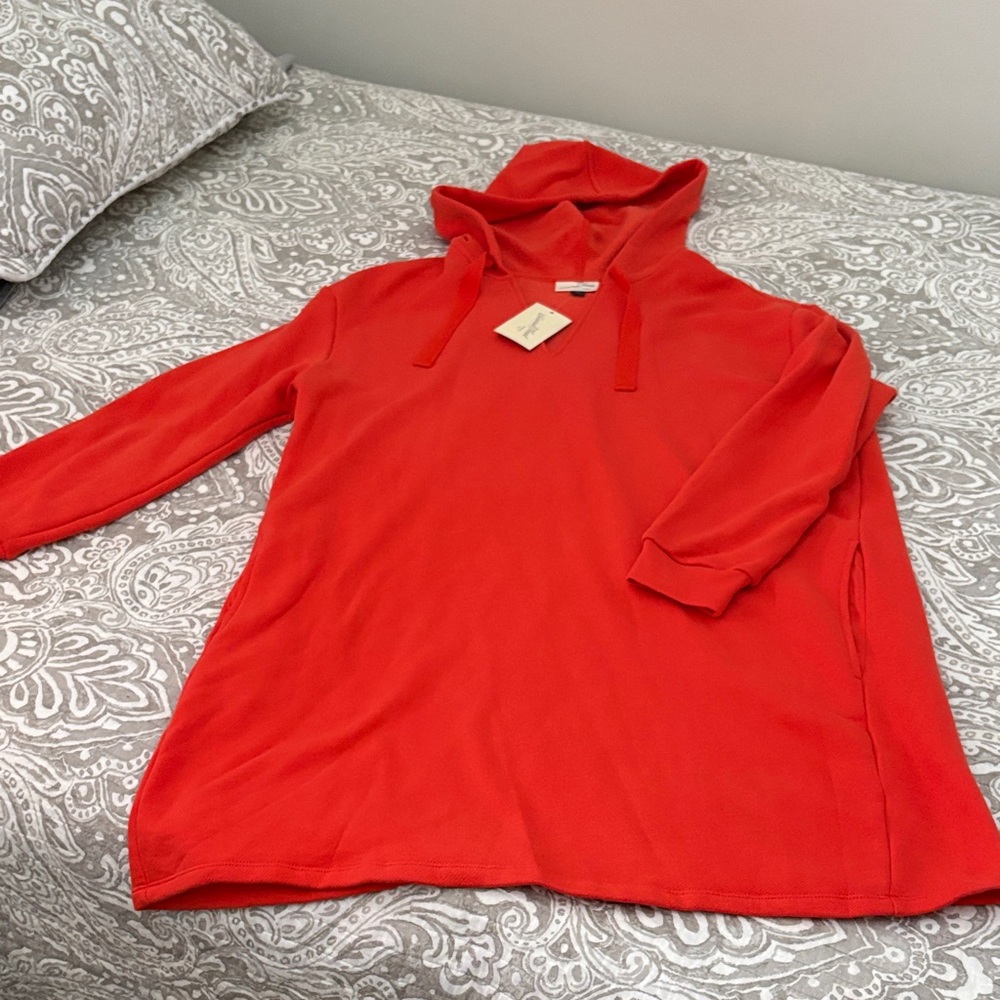 Universal Thread Bright orange hooded sweatshirt Dress